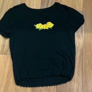 Black forever 21 girl kids shirt